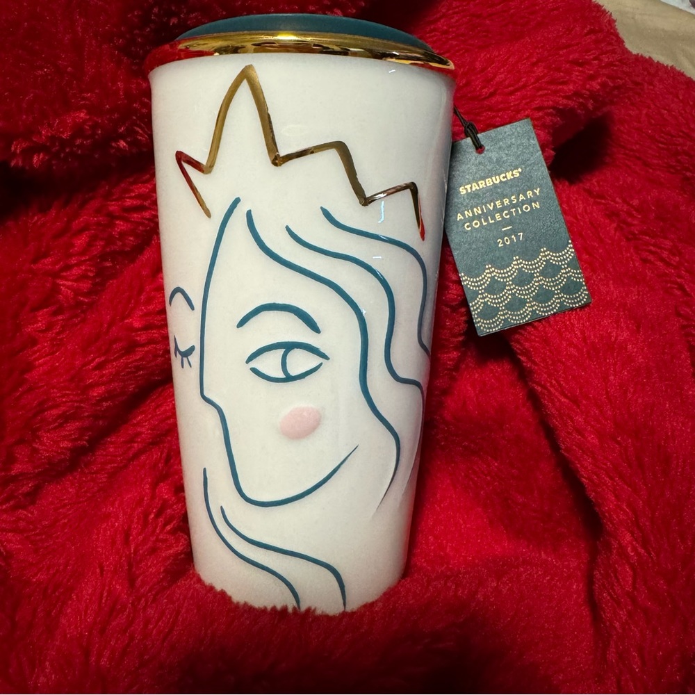 Vintage Rare Discontinued STARBUCKS ANNIVERSARY COLLECTION 2017 MERMAID SIREN!